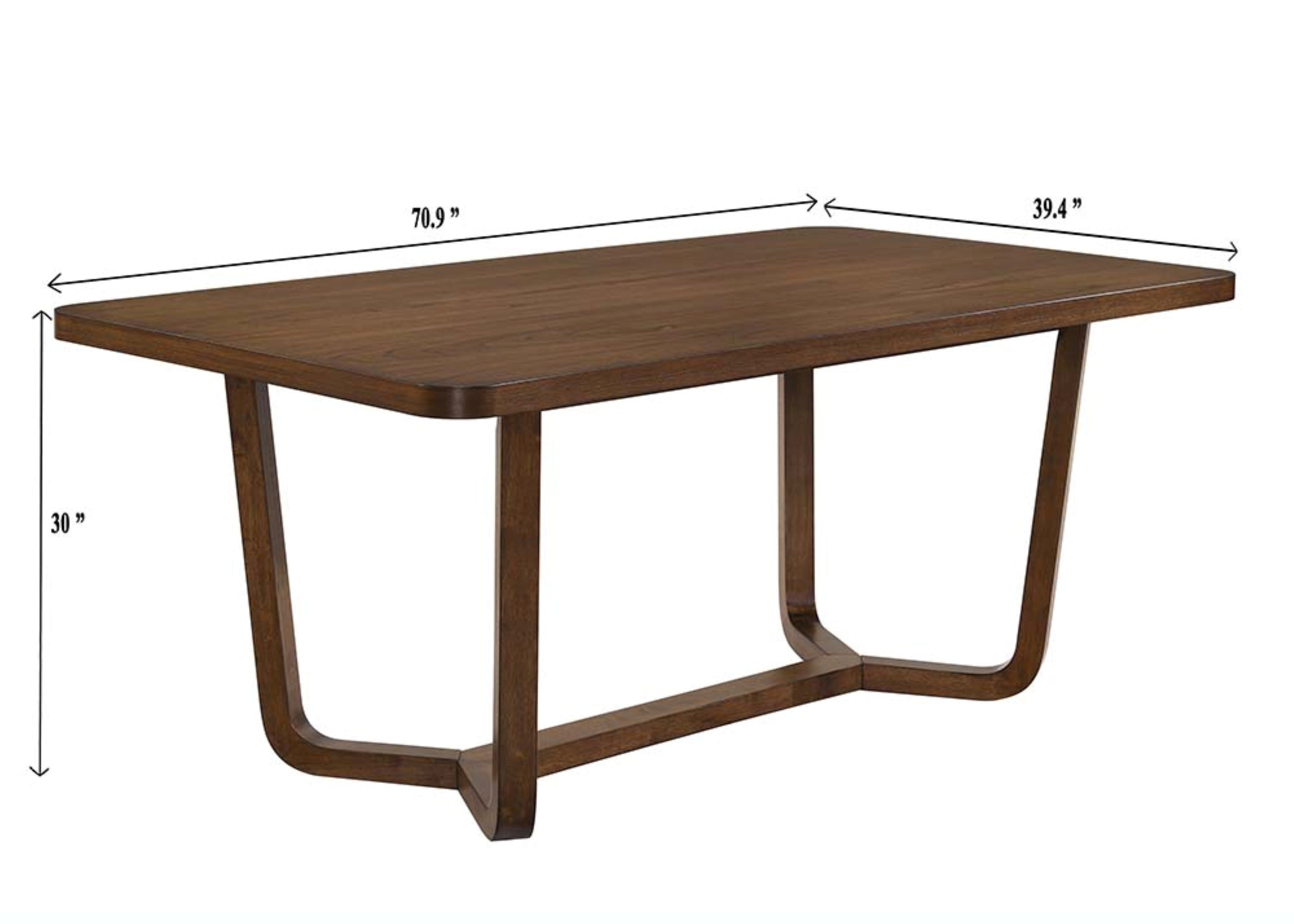 Salerno Brown Dining Table