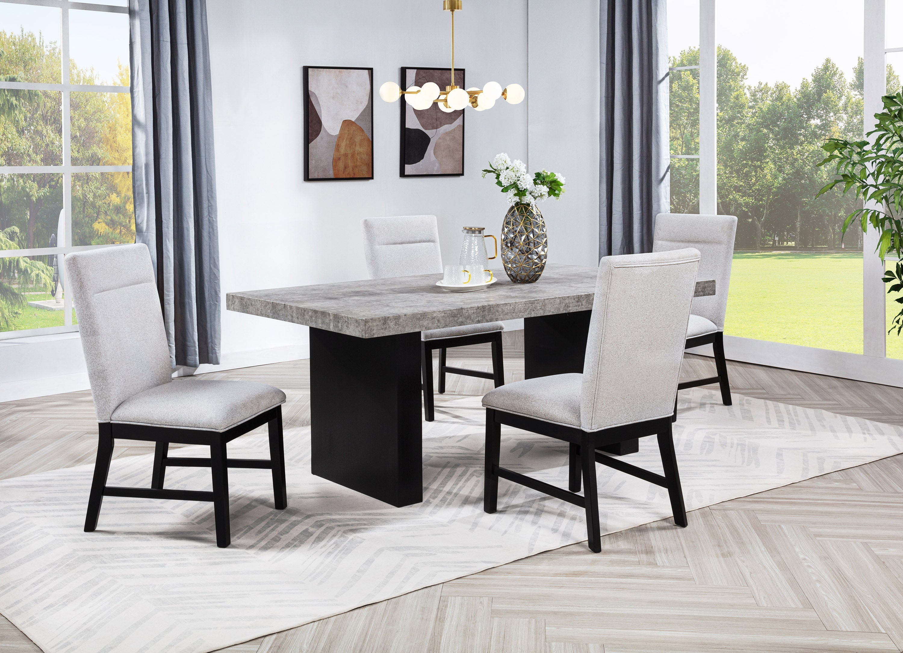 Sebastian Dove Dining Bench