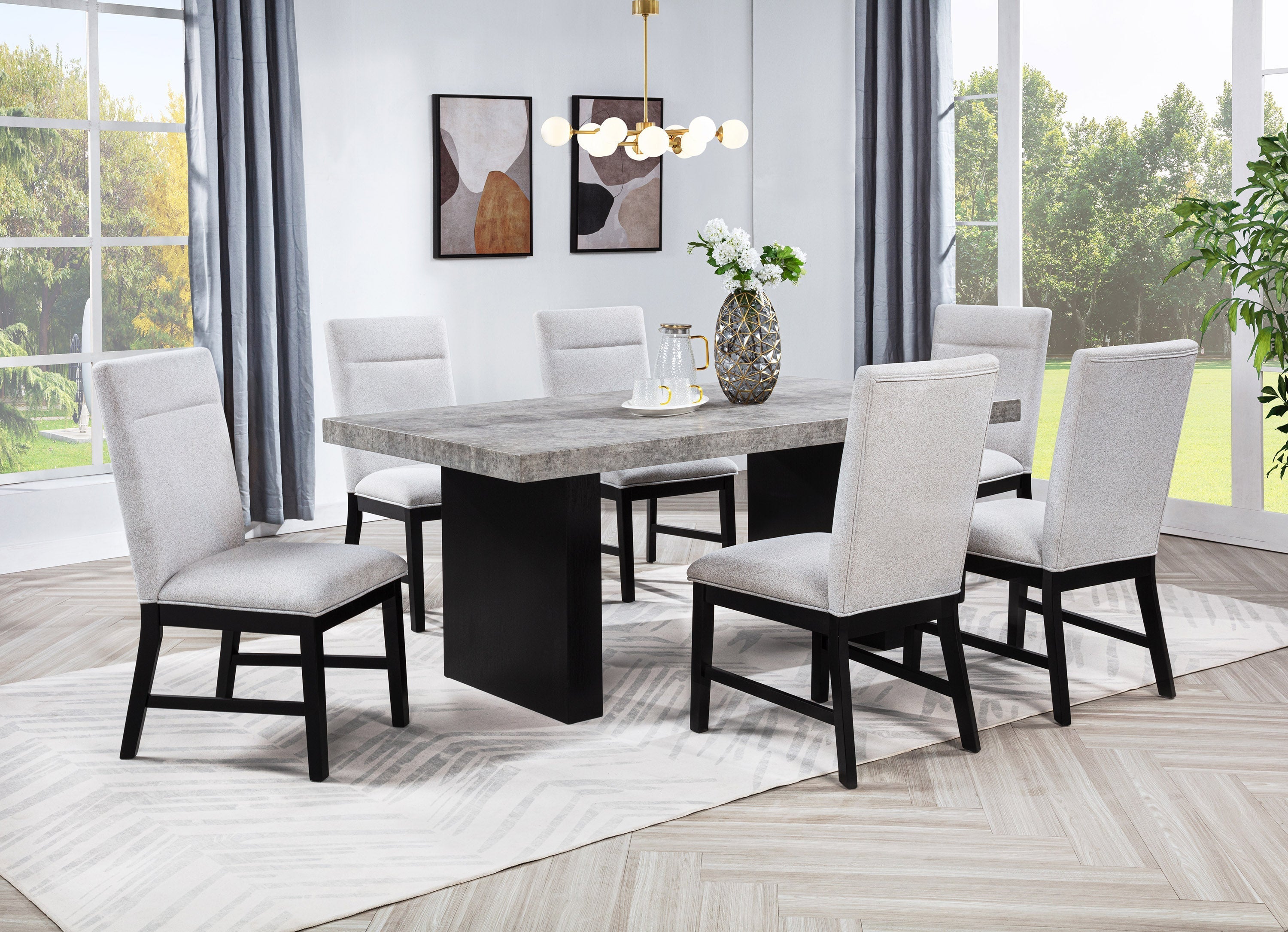 Sebastian Dove Dining Chair, Set of 2