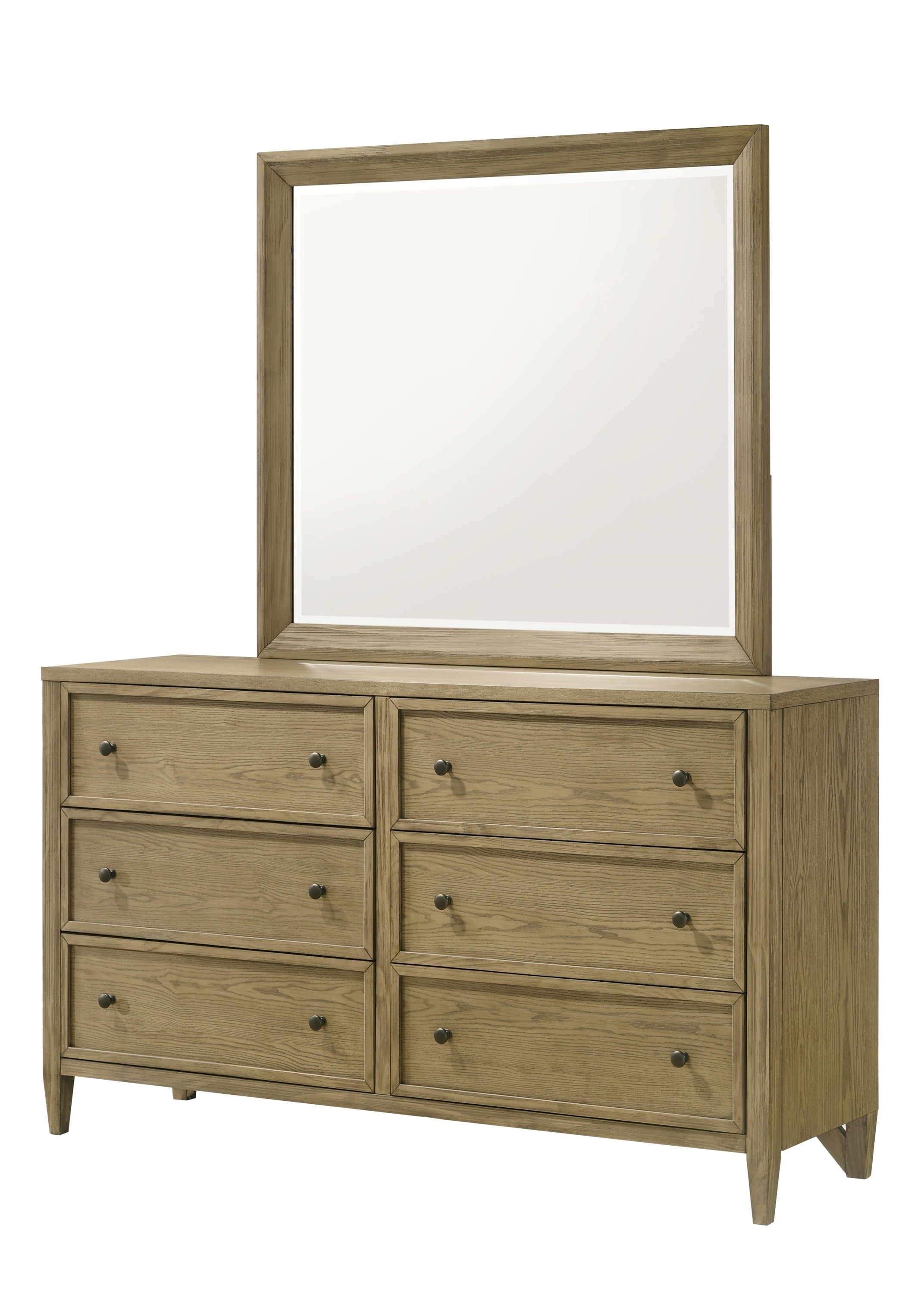 Sienna Rustic Natural Dresser Mirror (Mirror Only)
