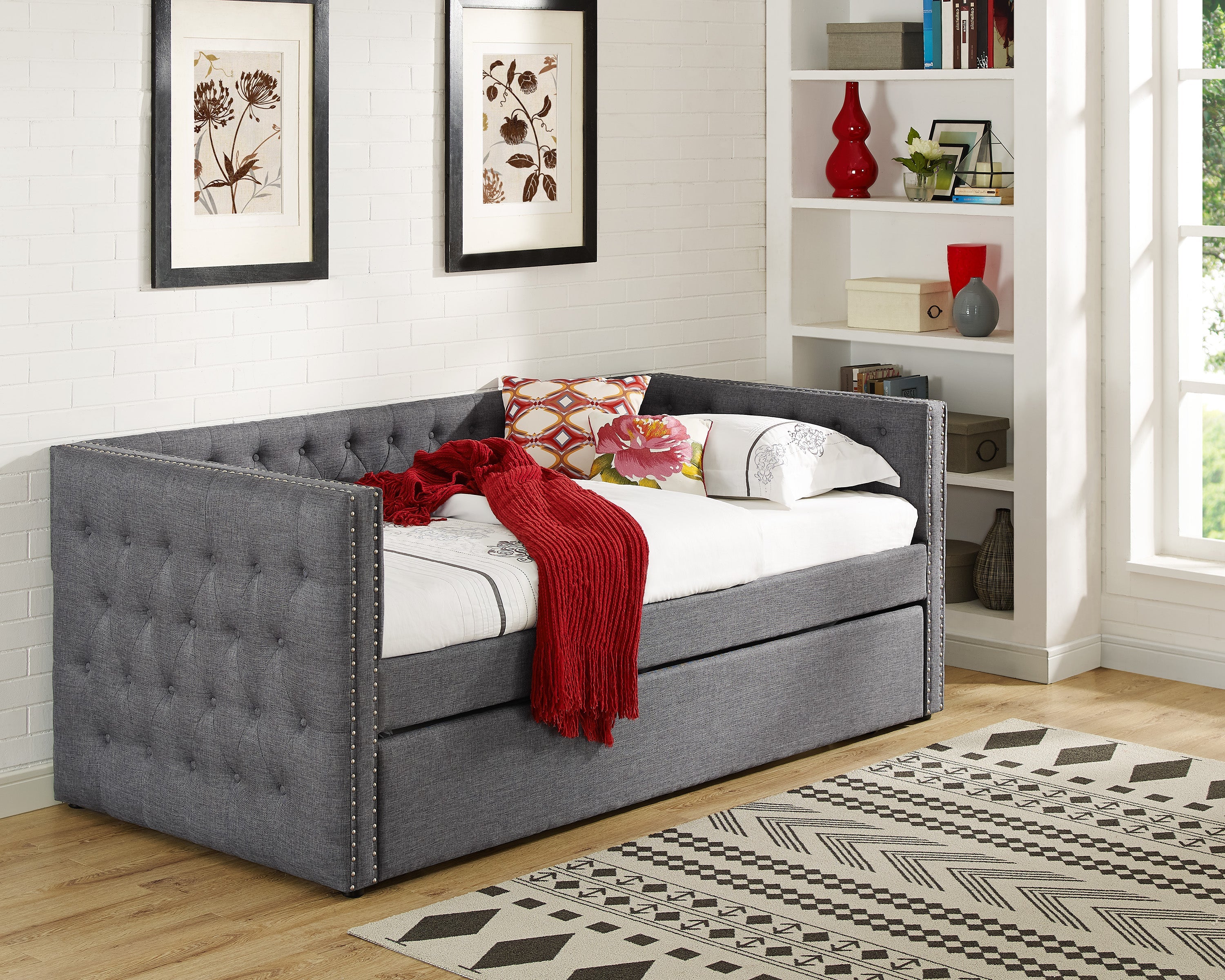 Trina Gray Twin Daybed