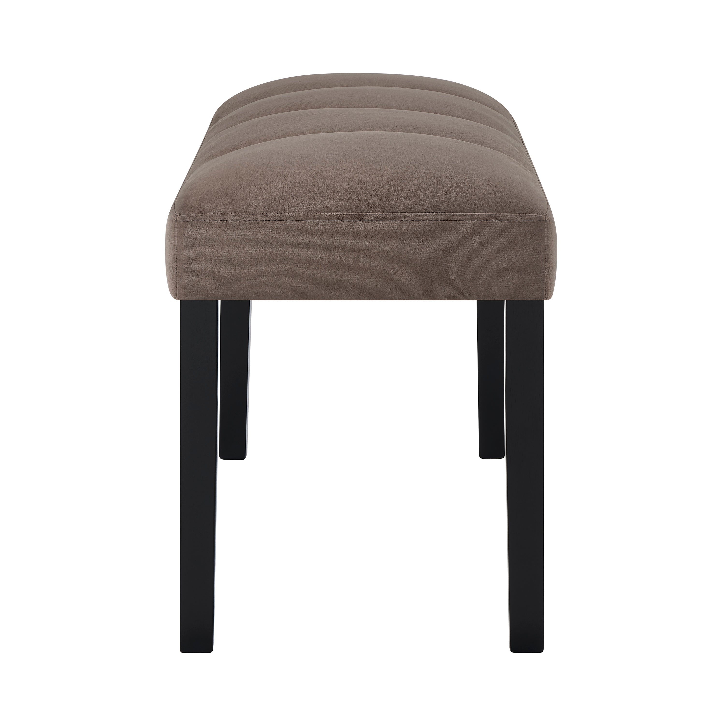 Vega Black/Brown Faux Marble Dining Set