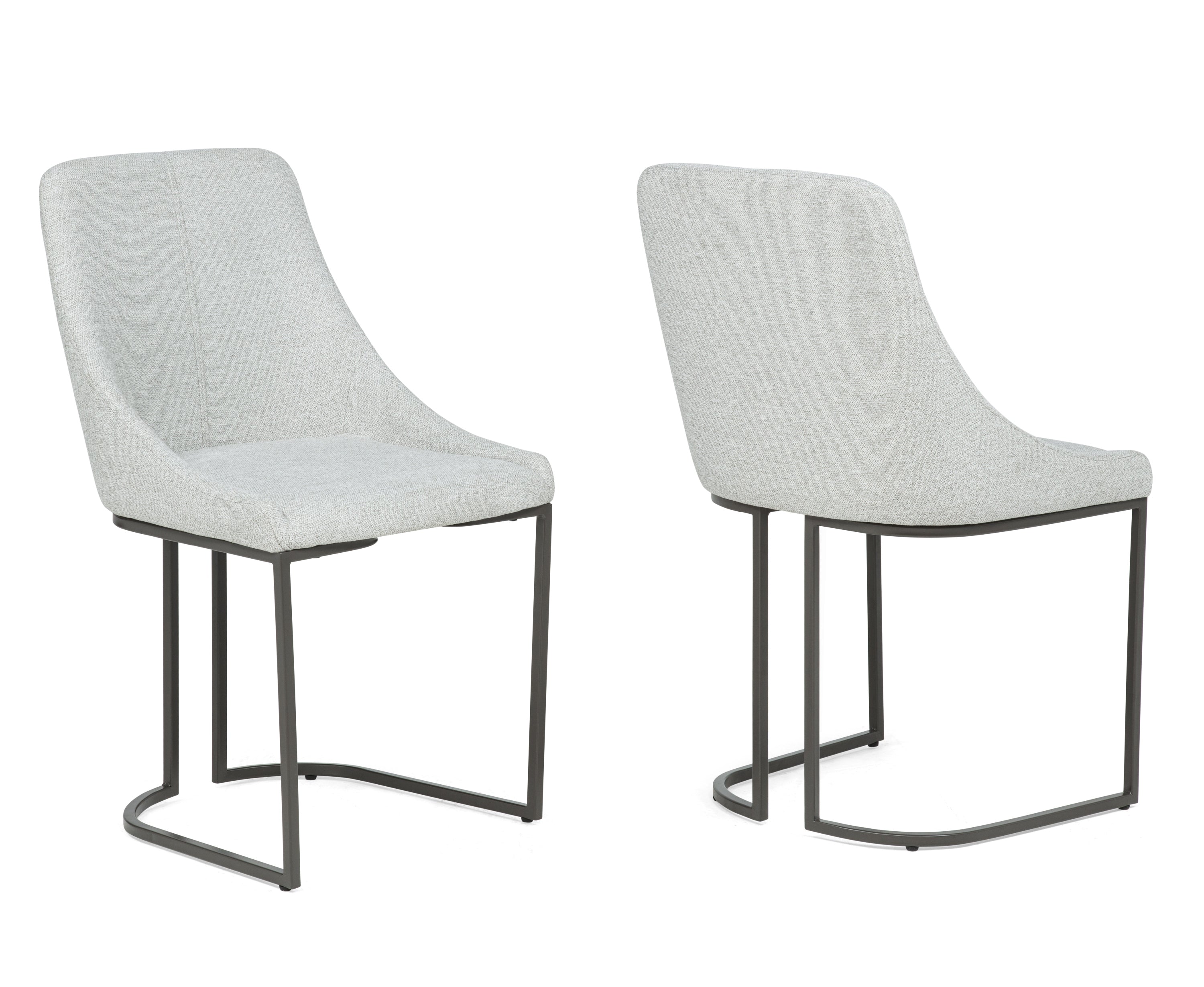 Verano Light Gray Dining Chair, Set of 2