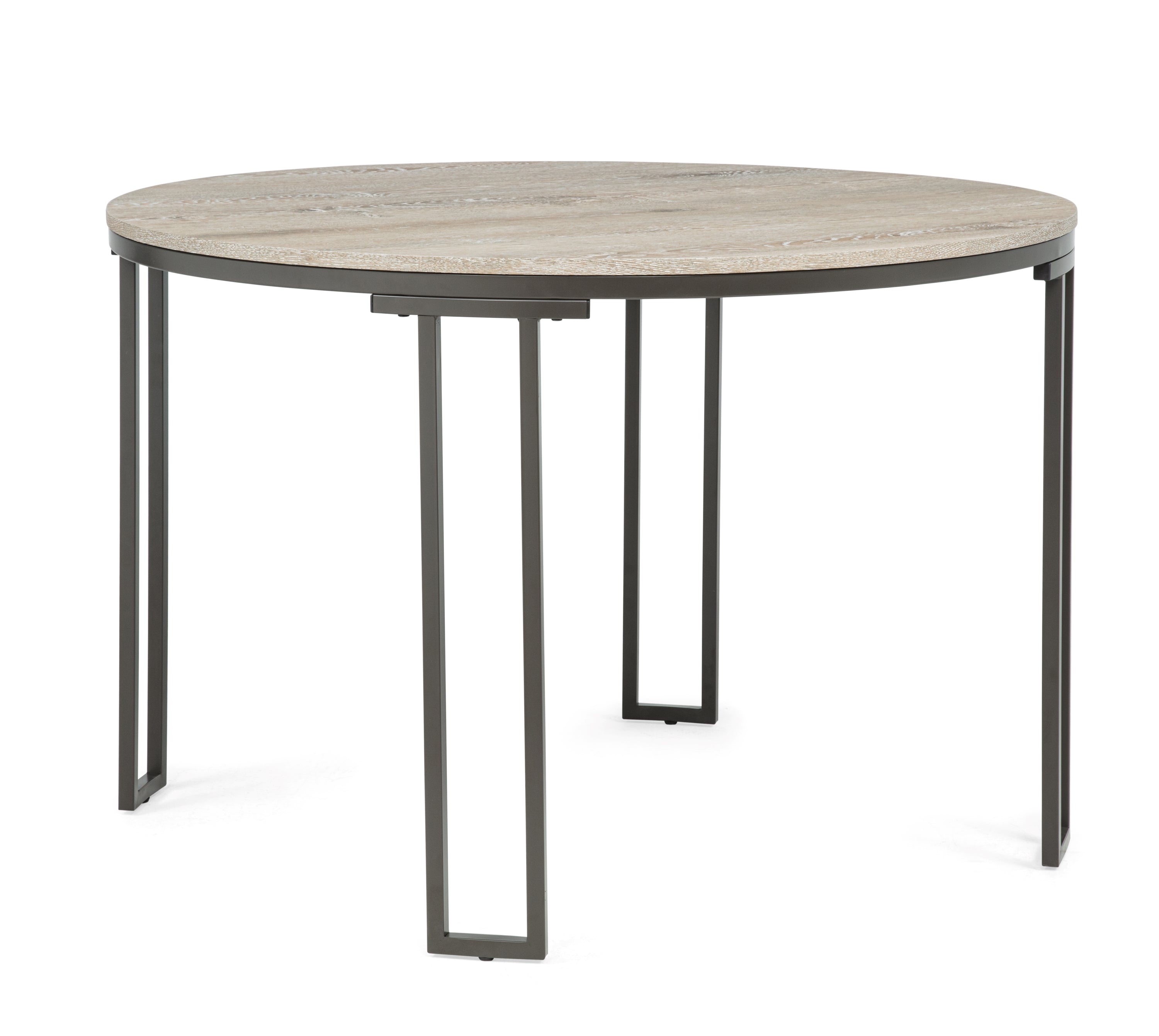 Verano Light Gray Round Dining Set
