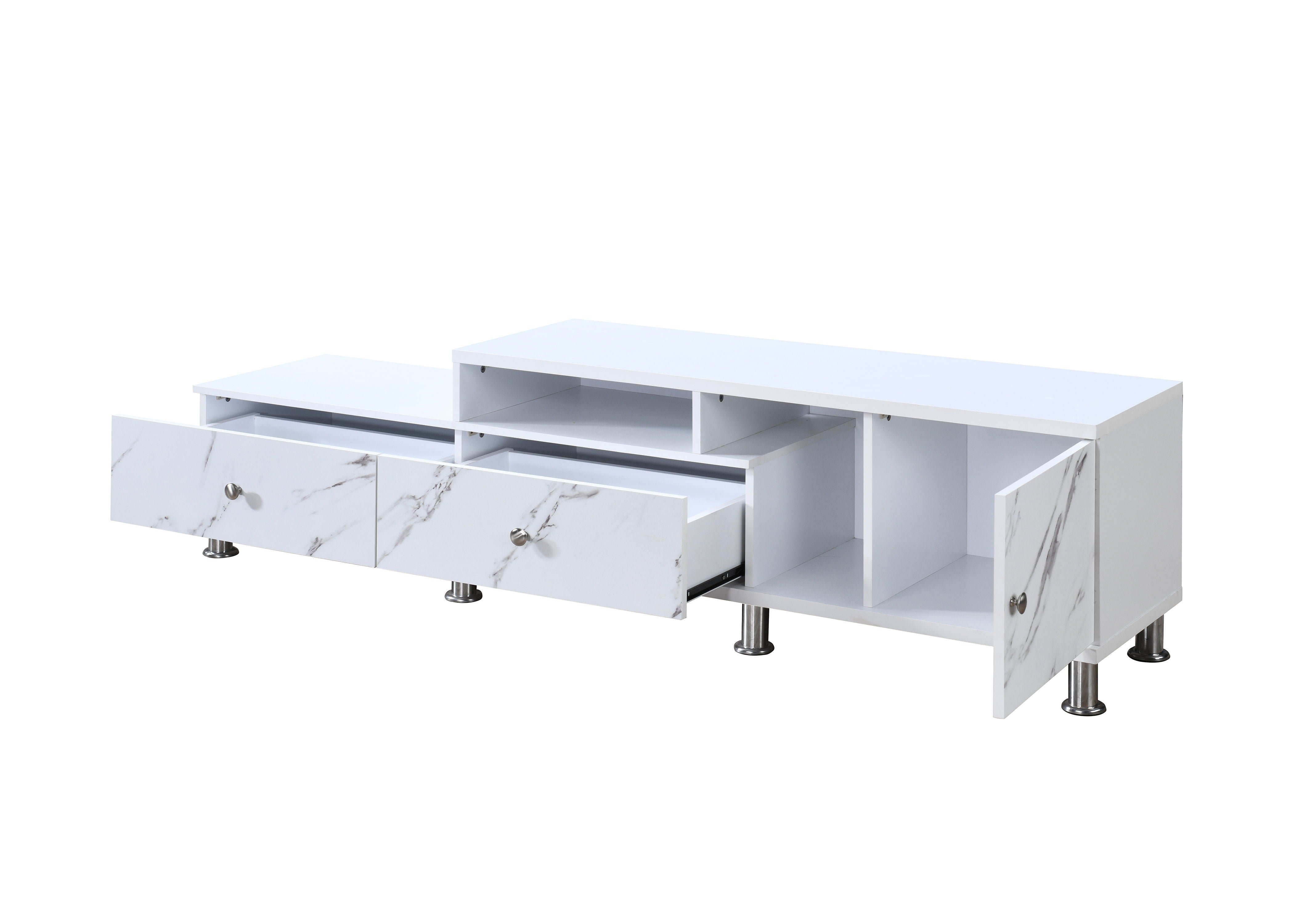 Tessa - TV Stand - White