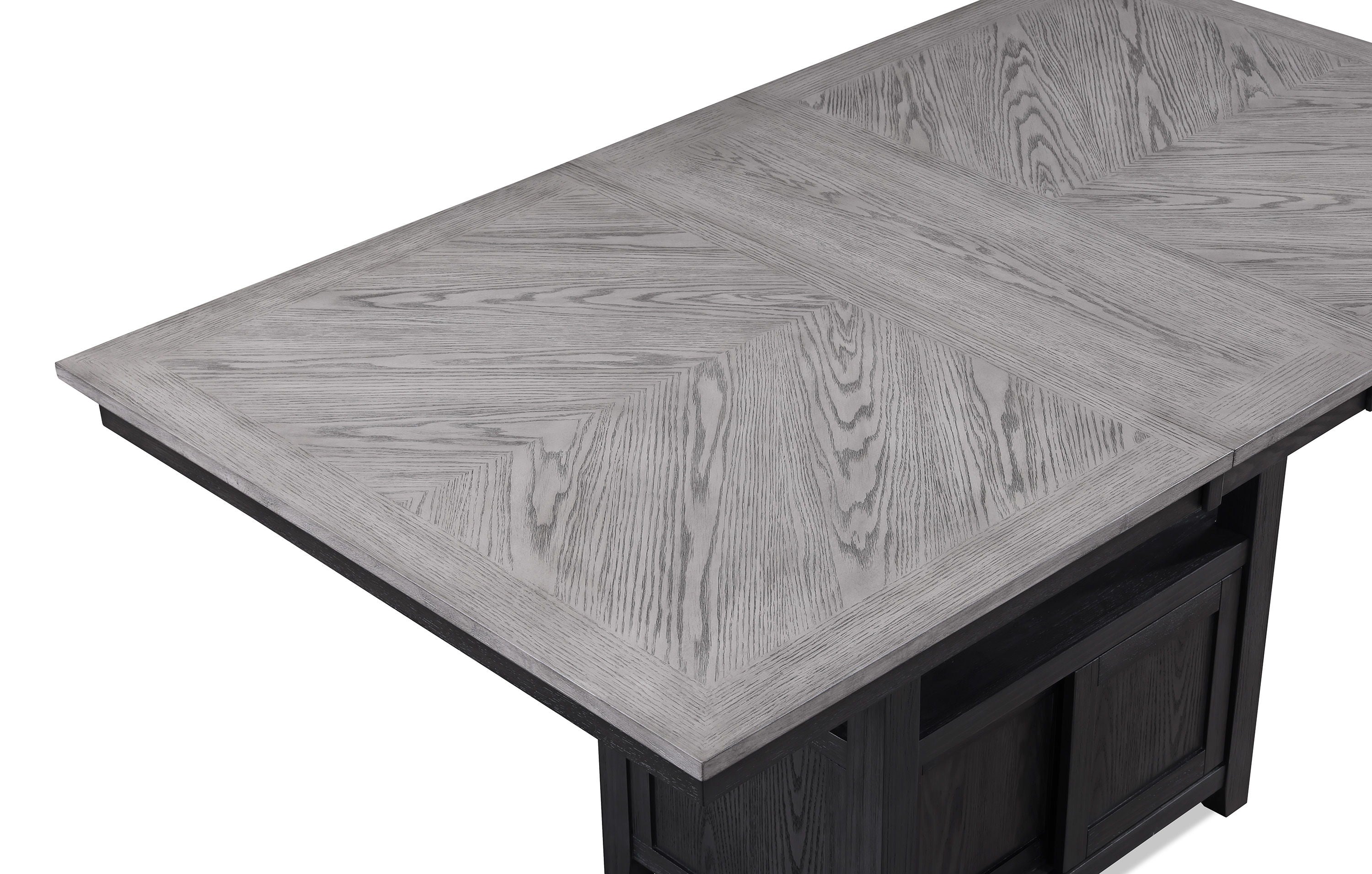 Buford - Counter Height Table - Charcoal / Light Gray