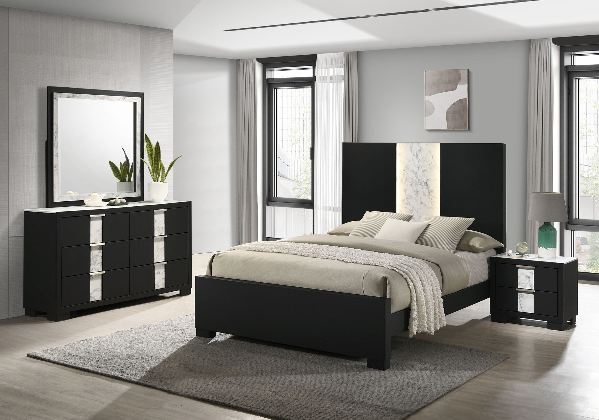Rangley - Full/Twin Rail - Black